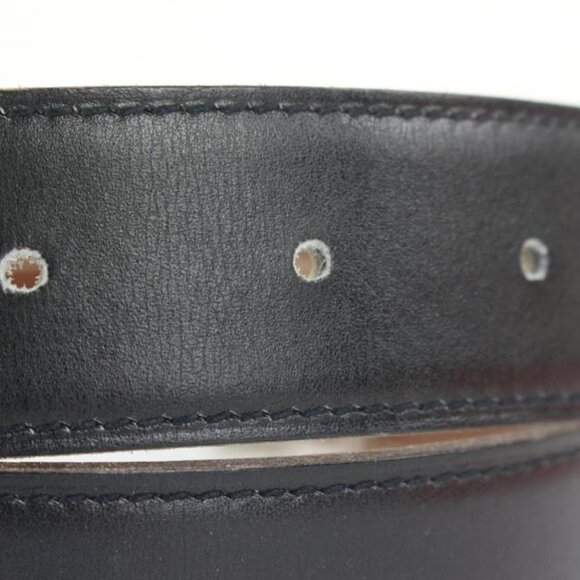 Hermès Black x Silver Reversible H Logo Cadena Belt Kit 852633 main image 11